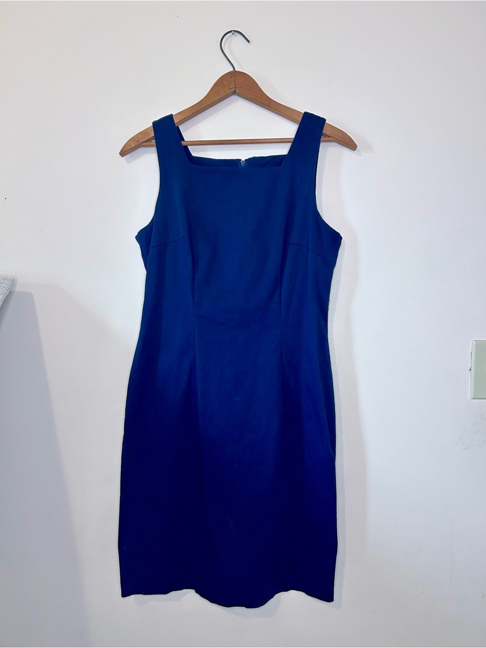Vtg 90s AGB Byer California Royal Blue Sheath Dress 4 Y2K Preppy Retro Cocktail